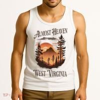 Almost Heaven West Virginia Tank Top thumb 3