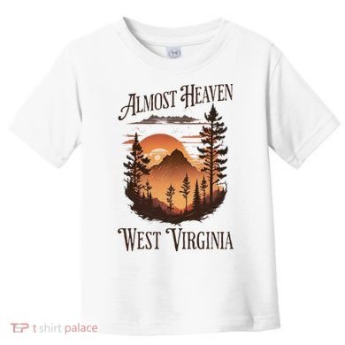 Almost Heaven West Virginia Toddler T-Shirt