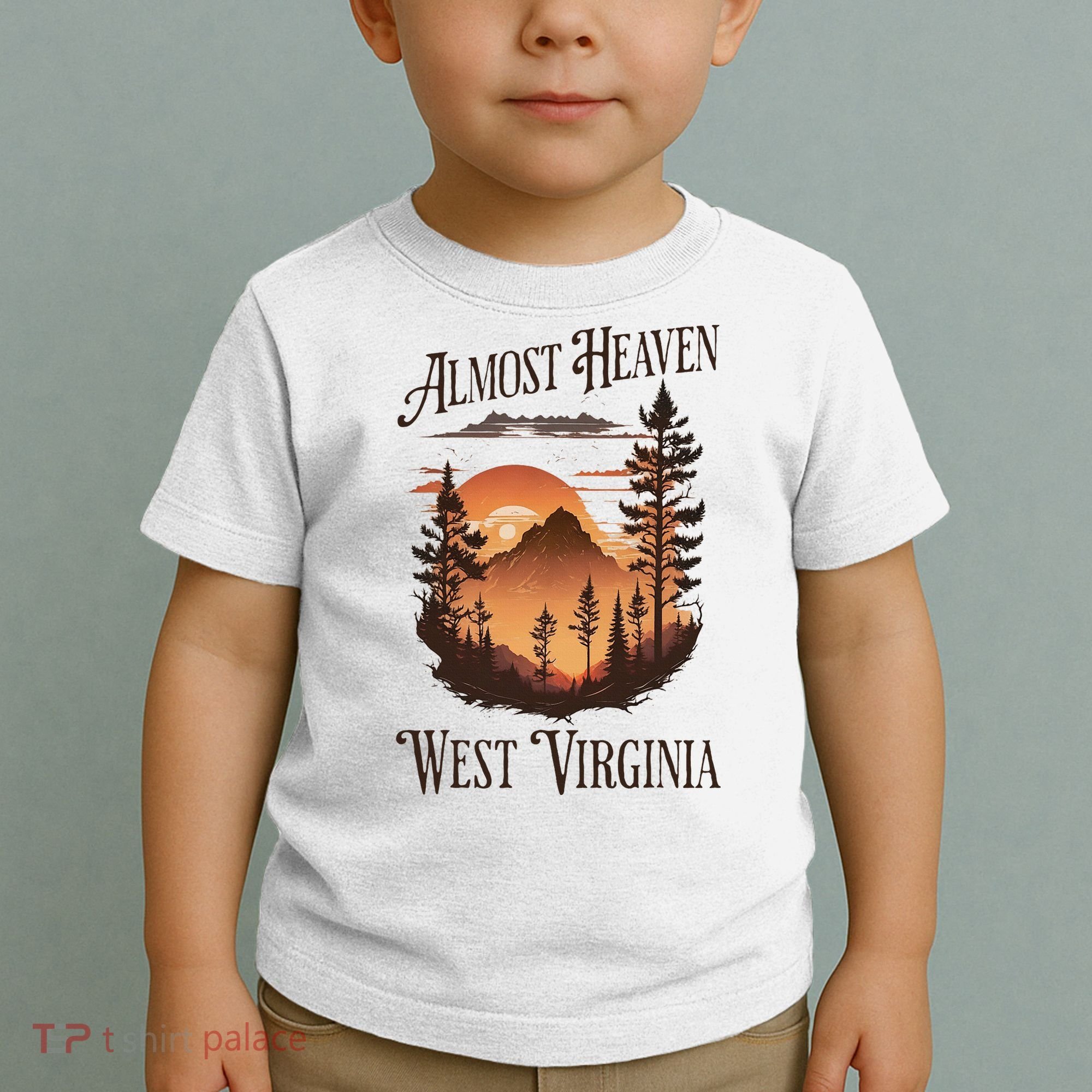 Almost Heaven West Virginia Toddler T-Shirt