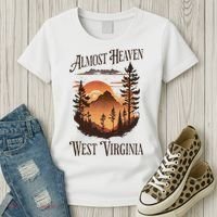 Almost Heaven West Virginia Women's T-Shirt thumb 3