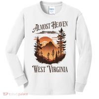 Almost Heaven West Virginia Kids Long Sleeve Shirt thumb 0
