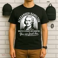 Alexander Hamilton Wrote 51 Essays In 6 Months Vintage T-Shirt thumb 6