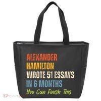 Alexander Hamilton Wrote 51 Essays Iln 6 Months Tote Bag thumb 0