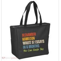 Alexander Hamilton Wrote 51 Essays Iln 6 Months Tote Bag thumb 2