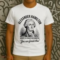 Alexander Hamilton Wrote 51 Essays In 6 Months Vintage T-Shirt thumb 3