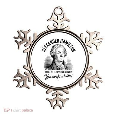 Alexander Hamilton Wrote 51 Essays In 6 Months Vintage Ornament