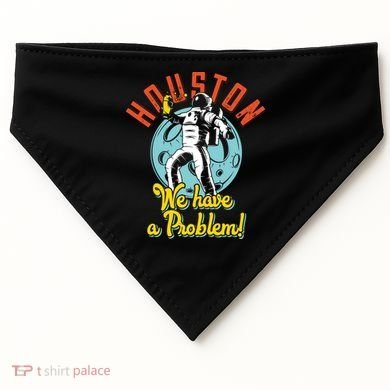 Astronaut Houston We Have A Problem USA-Made Doggie Bandana