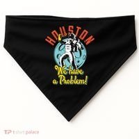 Astronaut Houston We Have A Problem USA-Made Doggie Bandana thumb 0