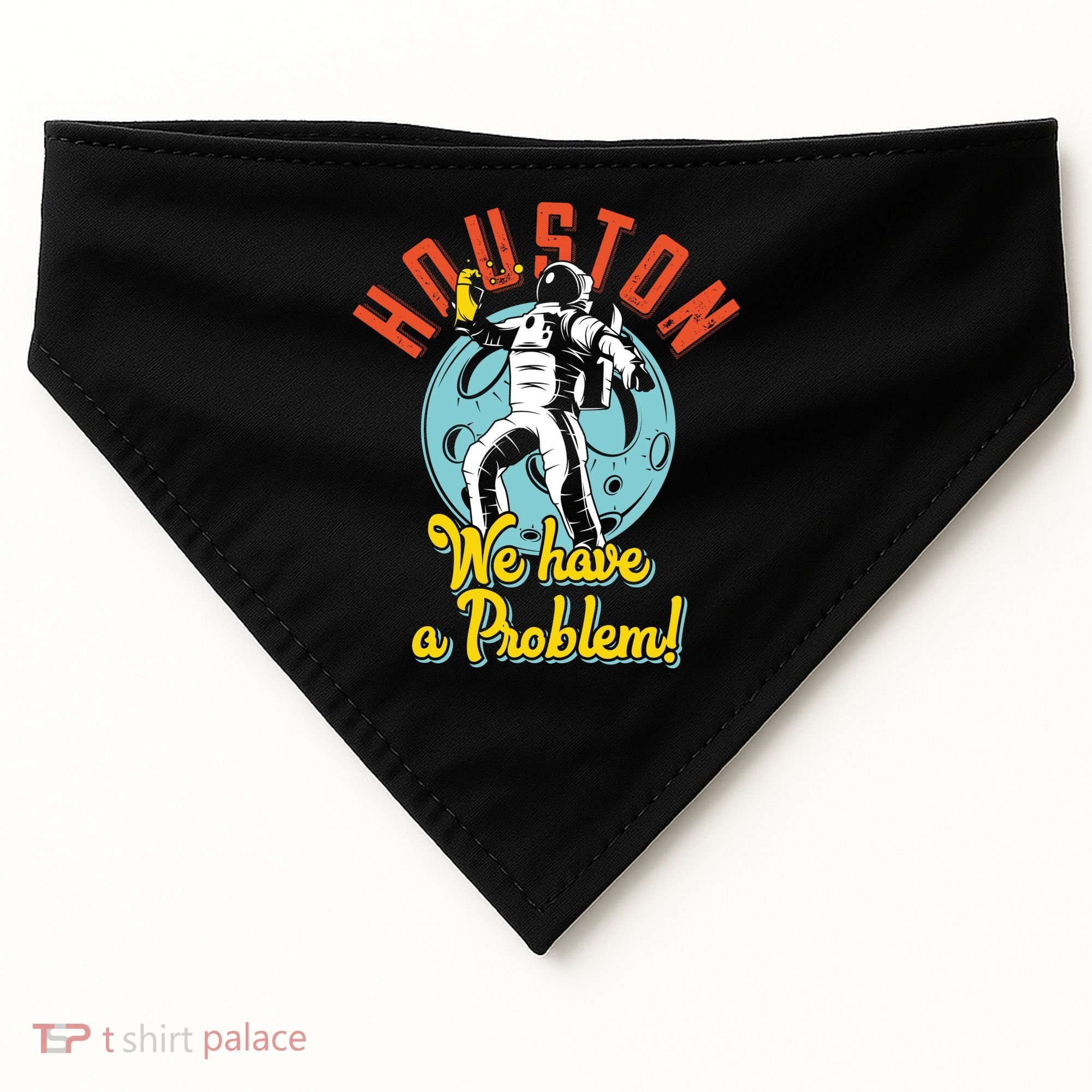 Astronaut Houston We Have A Problem USA-Made Doggie Bandana