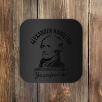 Alexander Hamilton Wrote 51 Essays In 6 Months Coaster thumb 0
