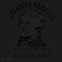 Alexander Hamilton Wrote 51 Essays In 6 Months Coaster thumb 2