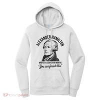 Alexander Hamilton Wrote 51 Essays In 6 Months Women's Hoodie thumb 0