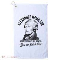 Alexander Hamilton Wrote 51 Essays In 6 Months Golf Towel thumb 0