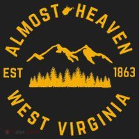 Almost Heaven West Virginia Mountains Forest WV Home Pride Women's Sweatshirt thumb 2