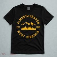 Almost Heaven West Virginia Mountains Forest WV Home Pride T-Shirt thumb 5