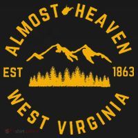 Almost Heaven West Virginia Mountains Forest WV Home Pride Women's Hoodie thumb 2