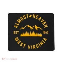 Almost Heaven West Virginia Mountains Forest WV Home Pride Mousepad thumb 0