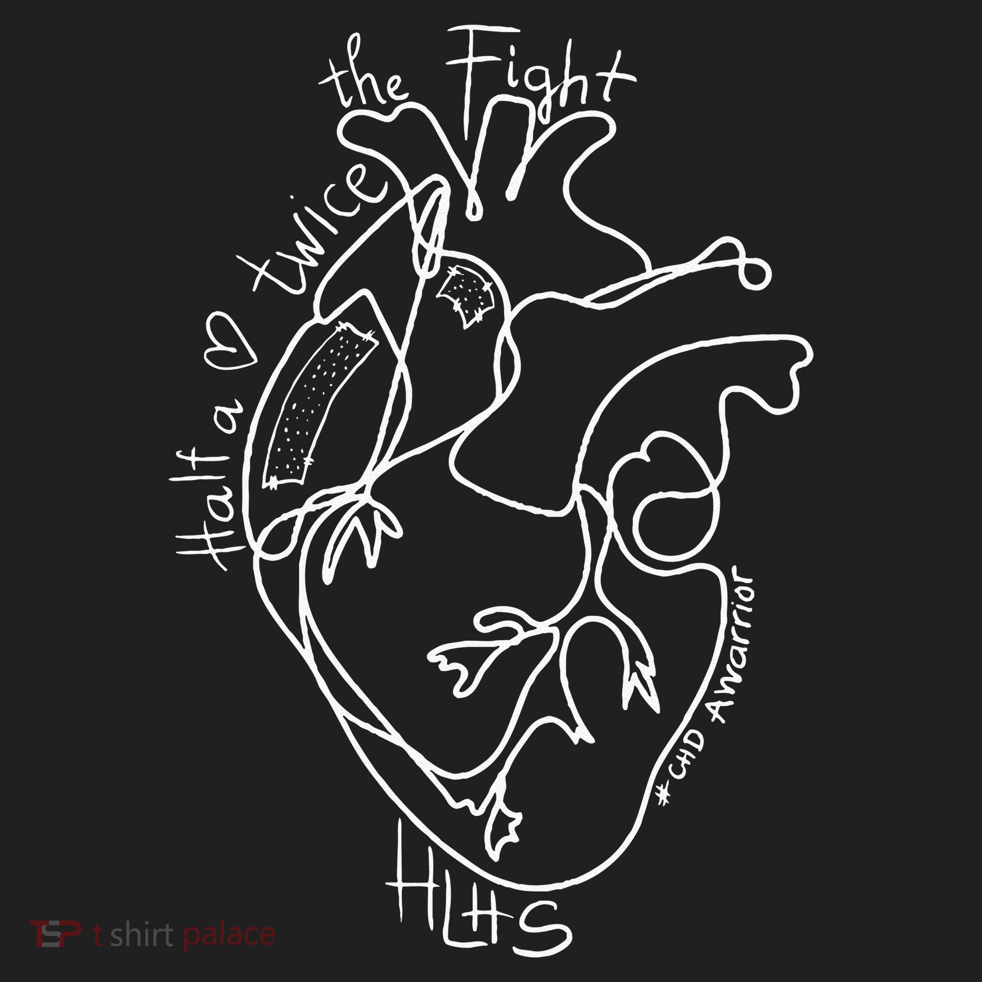 A Heart Warrior CHD Awareness Congenital Disease HLHS Beanie