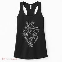 A Heart Warrior CHD Awareness Congenital Disease HLHS Women's Tank Top thumb 0