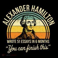 Alexander Hamilton Wrote 51 Essays In 6 Months Mousepad thumb 1