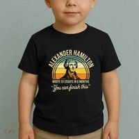 Alexander Hamilton Wrote 51 Essays In 6 Months Toddler T-Shirt thumb 2