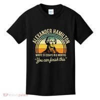 Alexander Hamilton Wrote 51 Essays In 6 Months Kids T-Shirt thumb 0