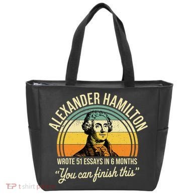 Alexander Hamilton Wrote 51 Essays In 6 Months Tote Bag