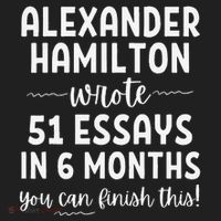 Alexander Hamilton Wrote 51 Essays In 6 Months Beanie thumb 2