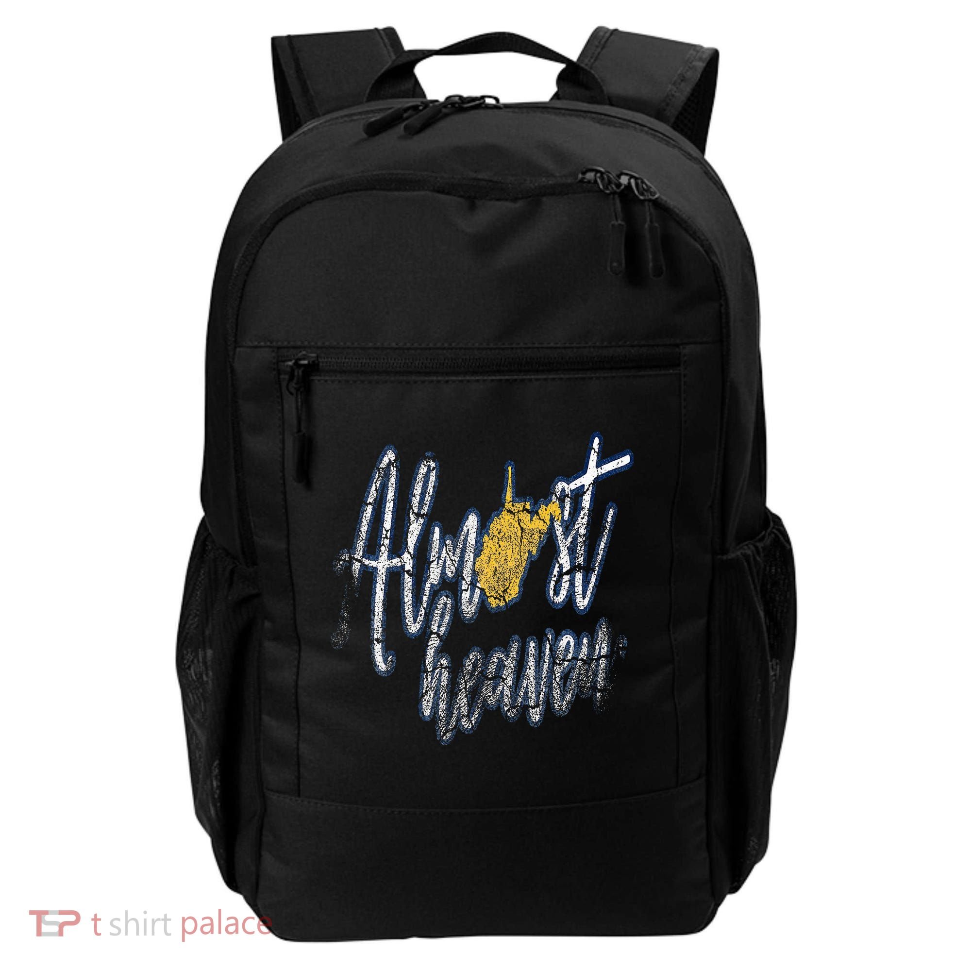 Almost Heaven West Virginia State Map Backpack
