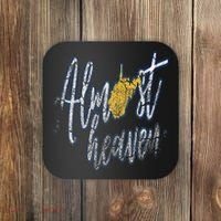 Almost Heaven West Virginia State Map Coaster thumb 0