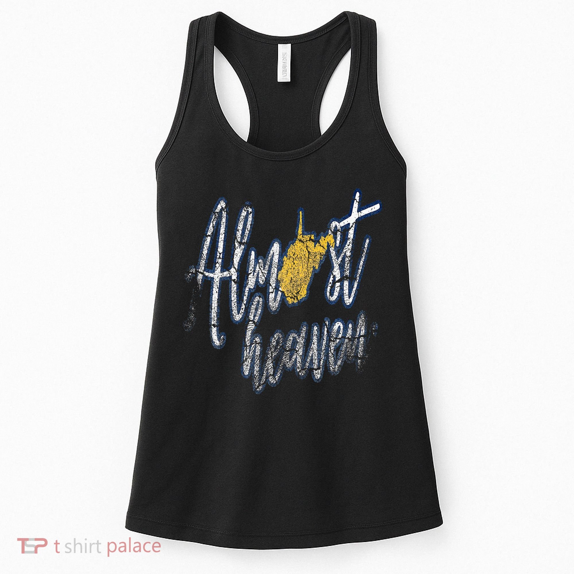 Almost Heaven West Virginia State Map Women's Tank Top