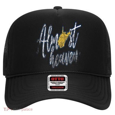 Almost Heaven West Virginia State Map Hat
