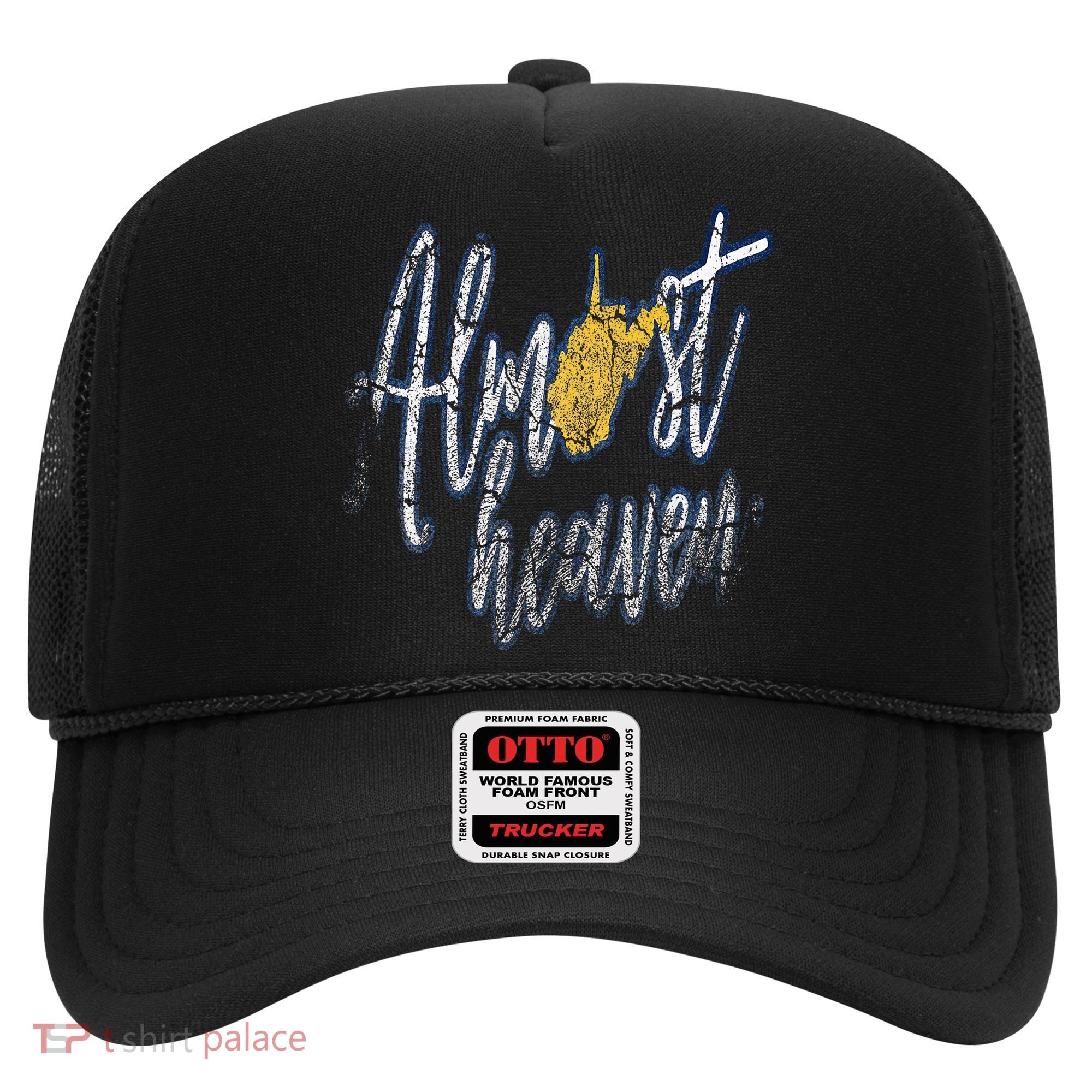Almost Heaven West Virginia State Map Hat