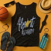 Almost Heaven West Virginia State Map Tank Top thumb 4