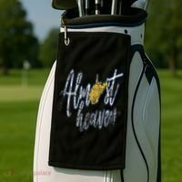 Almost Heaven West Virginia State Map Golf Towel thumb 2