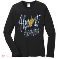 Almost Heaven West Virginia State Map Women's Long Sleeve Shirt thumb 0