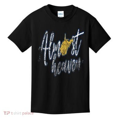Almost Heaven West Virginia State Map Kids T-Shirt