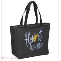 Almost Heaven West Virginia State Map Tote Bag thumb 2