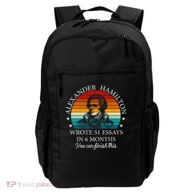 Alexander Hamilton Wrote 51 Essays In 6 Months Backpack