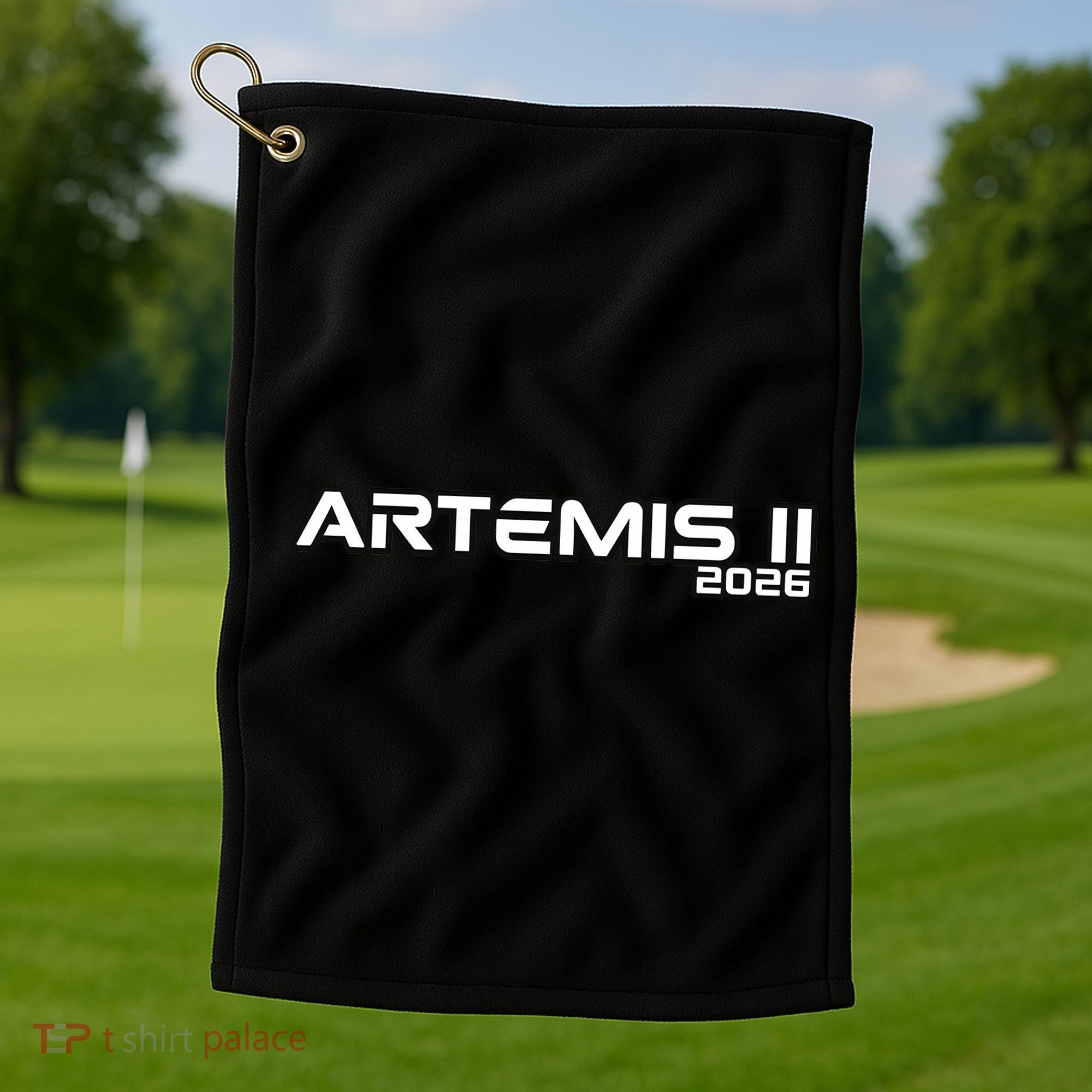 Artemis II 2026 Launch Back To The Moon Golf Towel