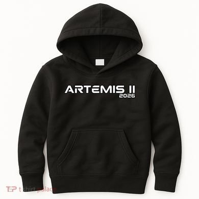 Artemis II 2026 Launch Back To The Moon Kids Hoodie