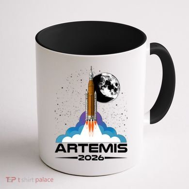 Artemis II 2026 Moon Mission Coffee Mug back