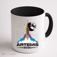 Artemis II 2026 Moon Mission Coffee Mug thumb 1