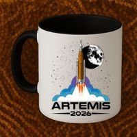Artemis II 2026 Moon Mission Coffee Mug thumb 2