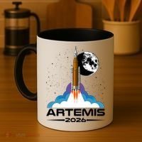 Artemis II 2026 Moon Mission Coffee Mug thumb 4
