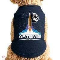 Artemis II 2026 Moon Mission Doggie Tank thumb 0
