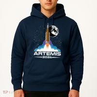 Artemis II 2026 Moon Mission Hoodie thumb 2