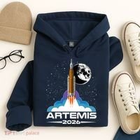 Artemis II 2026 Moon Mission Hoodie thumb 4