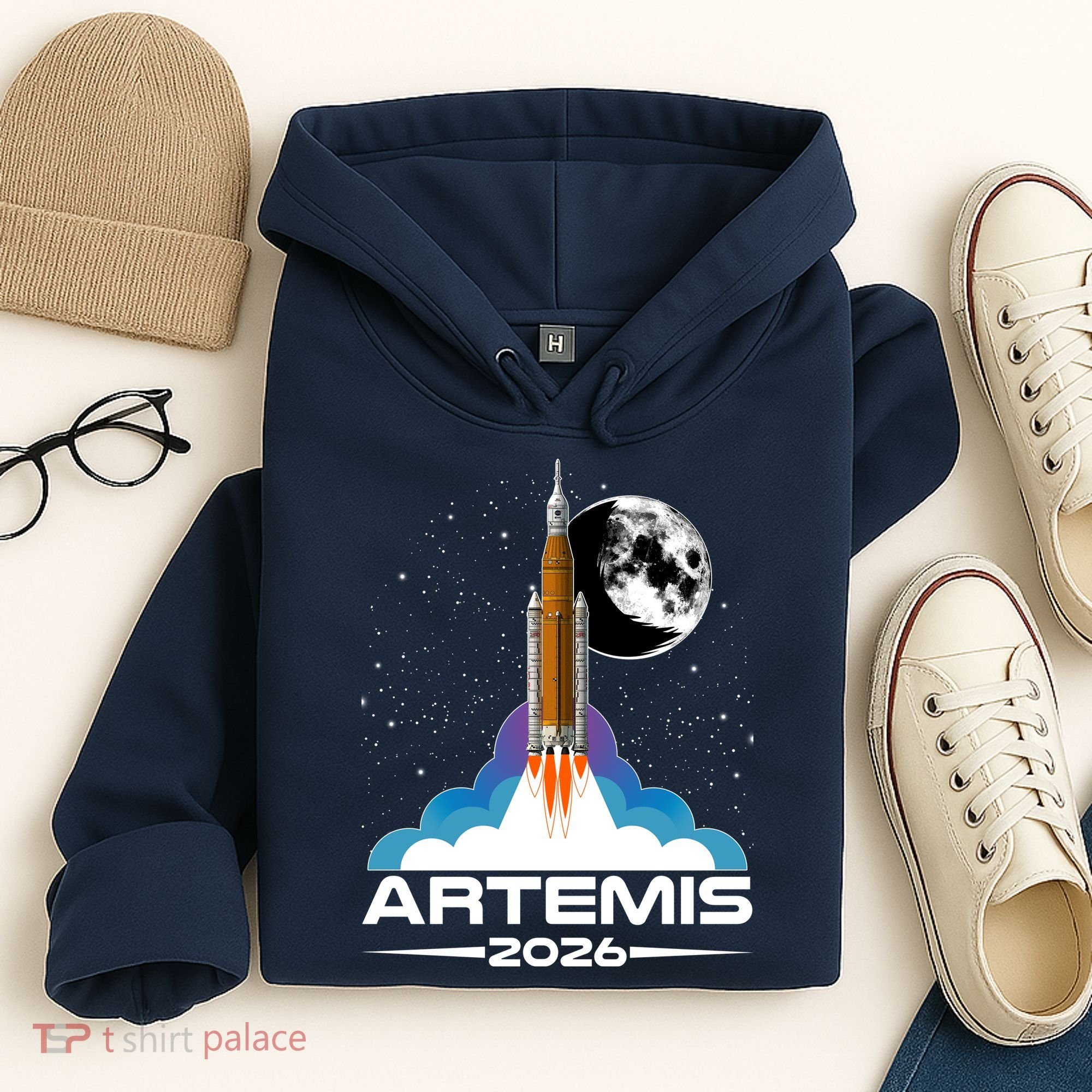 Artemis II 2026 Moon Mission Hoodie
