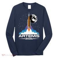 Artemis II 2026 Moon Mission Long Sleeve Shirt thumb 0